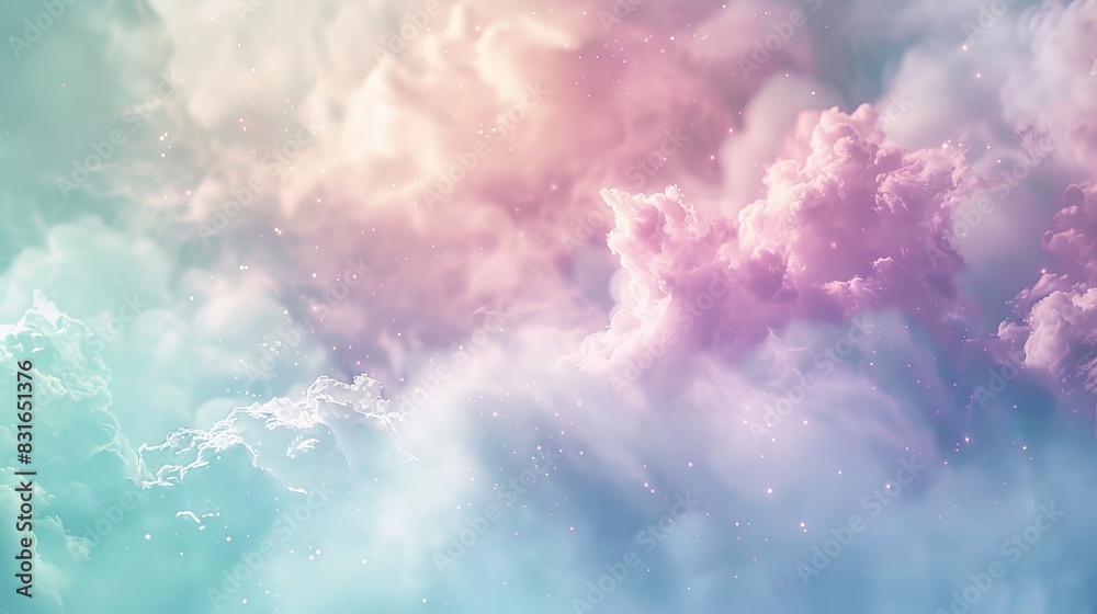 Fototapeta premium Dreamy Cloud-Like Abstract Background