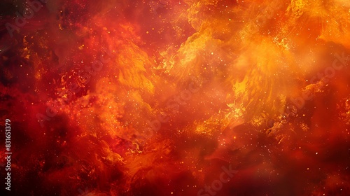 Fiery Inferno Abstract Background