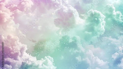Dreamy Cloud-Like Abstract Background © Elina