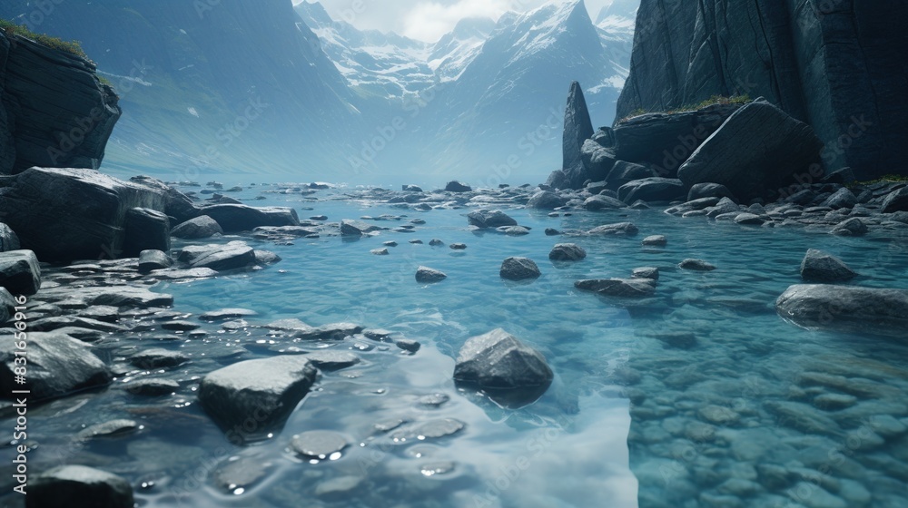 Fototapeta premium iceberg in polar regions