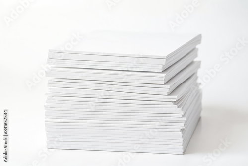 Stack of Blank White Paper © Rysak