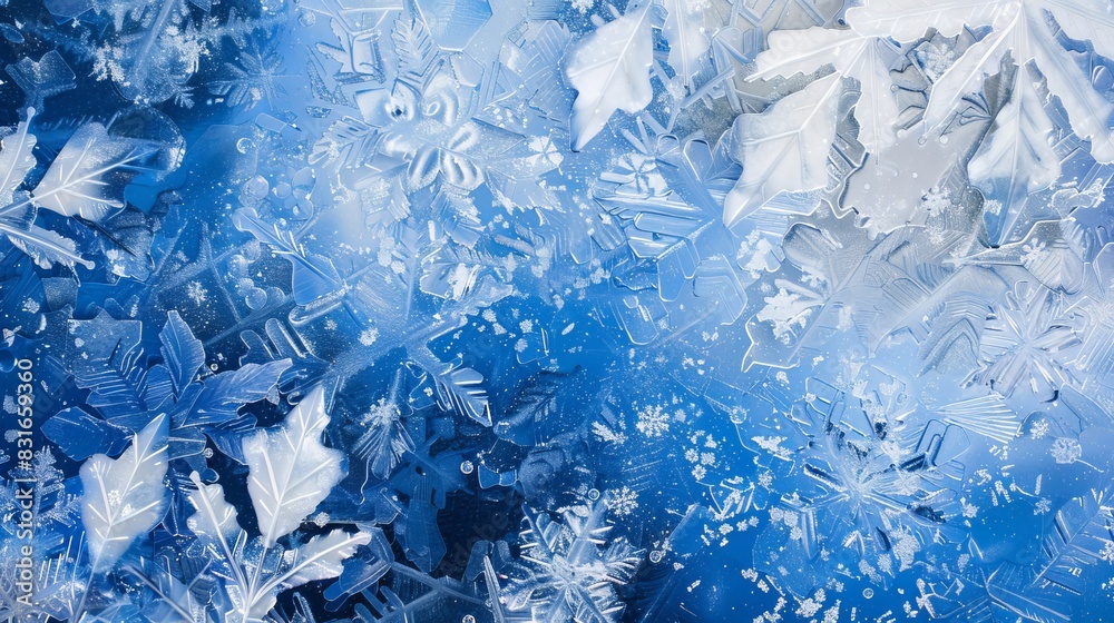 Fototapeta premium Winter Wonderland Abstract Background