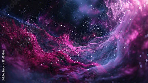 Cosmic Deep Space Abstract Background