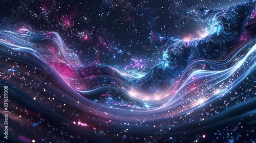Cosmic Deep Space Abstract Background