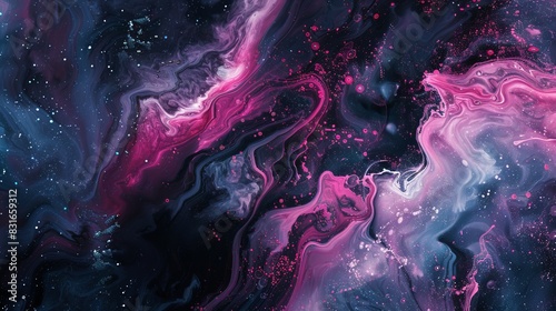 Cosmic Deep Space Abstract Background