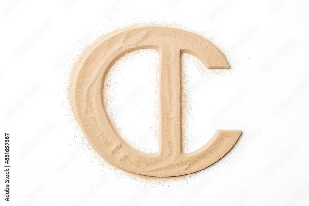 Sand Letter C Sand Letter C