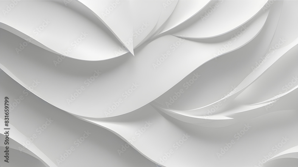 Fototapeta premium White tones minimalist modern elegance background, Generative AI