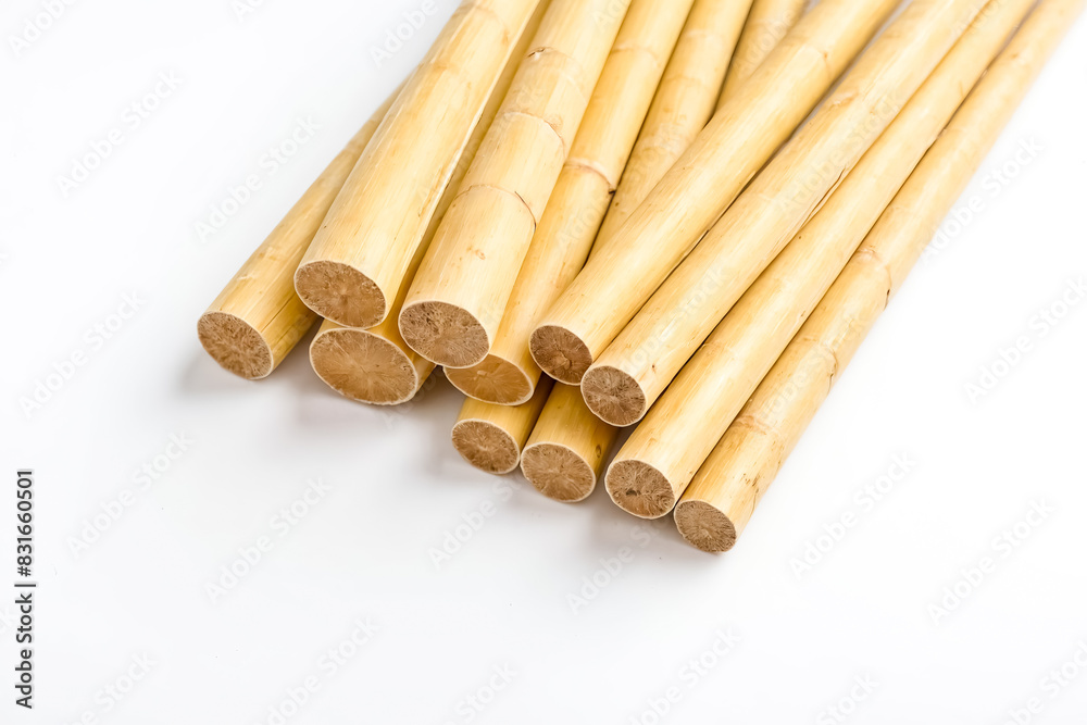 Close up of bamboo sticks Close up of bamboo sticks