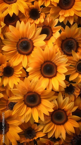 Sunflower background with copy space. Valentines day, mothers day, women's day concept. 