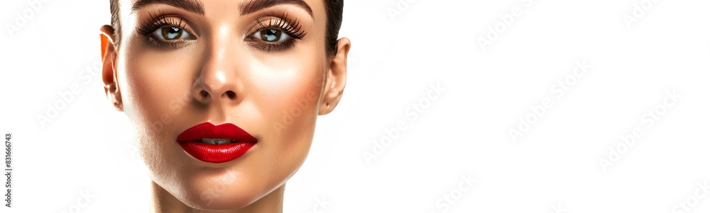 beautiful 50s mid aged mature woman isolated on white background. skin care beauty, skincare cosmetics concept beautiful 50s mid aged mature woman isolated on white background. skin care beauty, skincare cosmetics concept