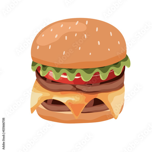 Burger Illustration