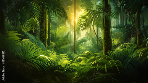 Lush Jungle Canopy
