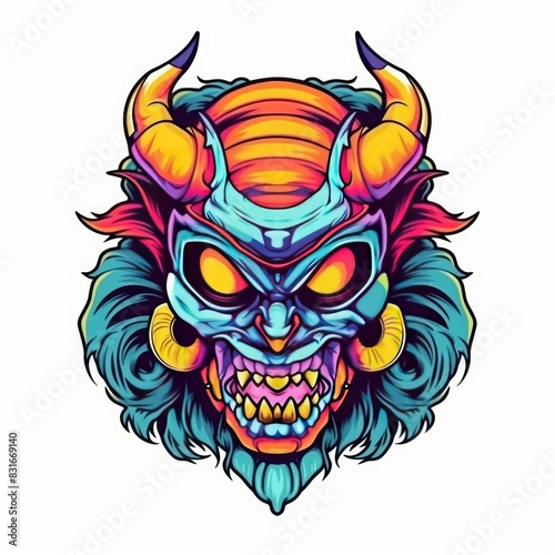 Art illustration monster angry