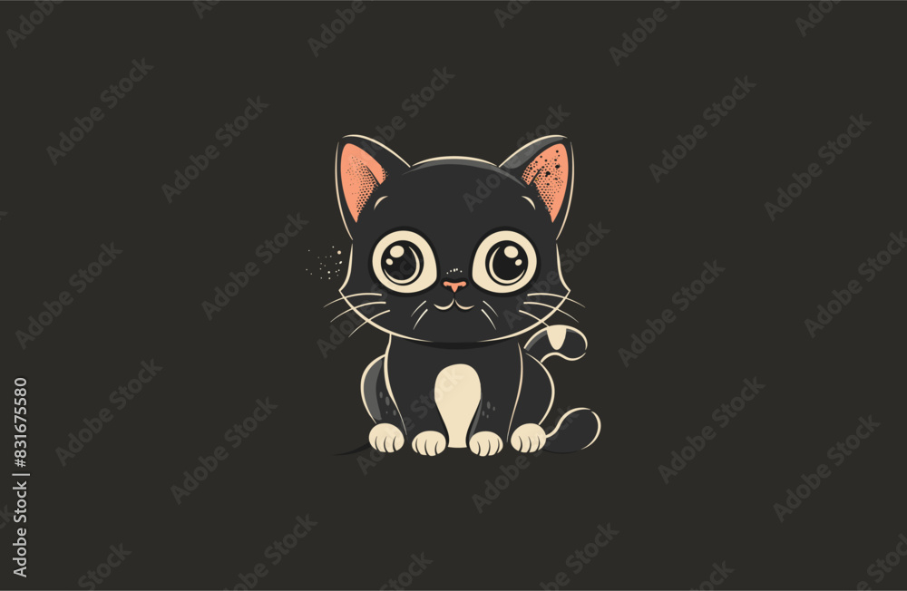 Cat logo design template vector illustration Cat logo design template vector illustration