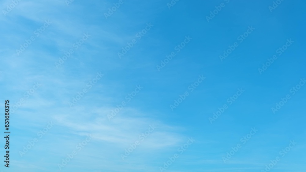 A clear blue sky with faint, wispy clouds scattered across, creating a serene and tranquil atmosphere. The bright blue hue dominates, giving a sense of a calm, sunny day. Blue sky background.
A clear blue sky with faint, wispy clouds scattered across, creating a serene and tranquil atmosphere. The bright blue hue dominates, giving a sense of a calm, sunny day. Blue sky background.