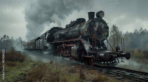 Old fashioned Steam Locomotive