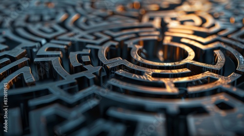 A maze of interlocking gears emphasizing the complexity and precision required for a successful crypto exchange. photo