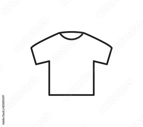 シンプルなTシャツのイラスト