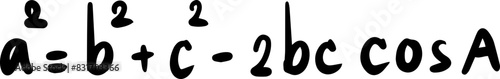 trigonometry math sin cos tan sec cosec cot handwritten