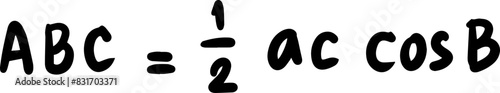 trigonometry math sin cos tan sec cosec cot handwritten