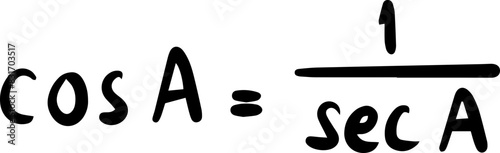 trigonometry math sin cos tan sec cosec cot handwritten