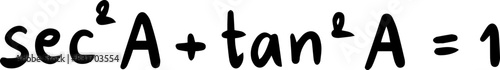 trigonometry math sin cos tan sec cosec cot handwritten