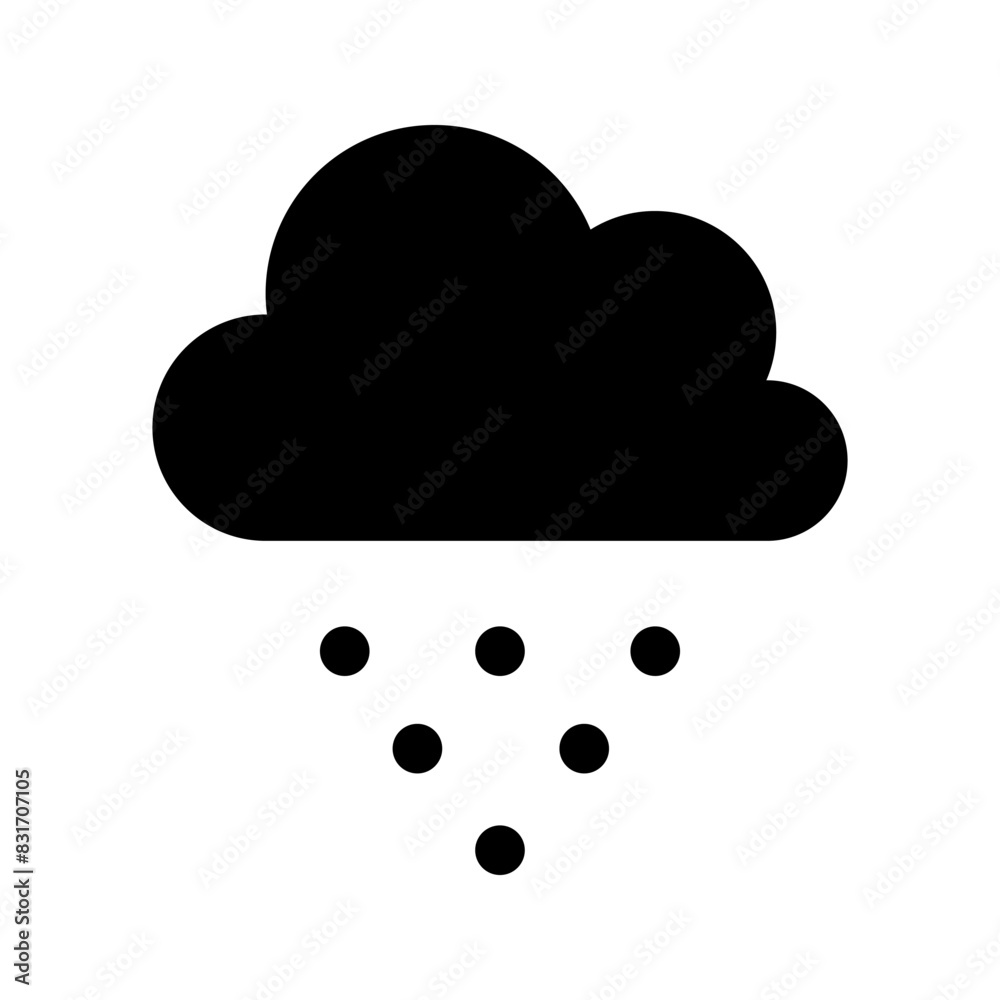Hail outline vector icon. Thin line black hail icon, flat vector simple element illustration from editable weather concept isolated stroke on white background Hail outline vector icon. Thin line black hail icon, flat vector simple element illustration from editable weather concept isolated stroke on white background