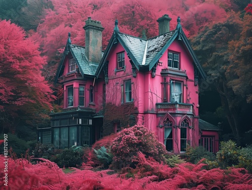 1 Big Beautiful Pink Houw - Generative AI