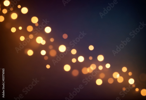 Bokeh, blur lights for the background presentation gold color