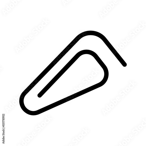 Paper Clip Education line icon