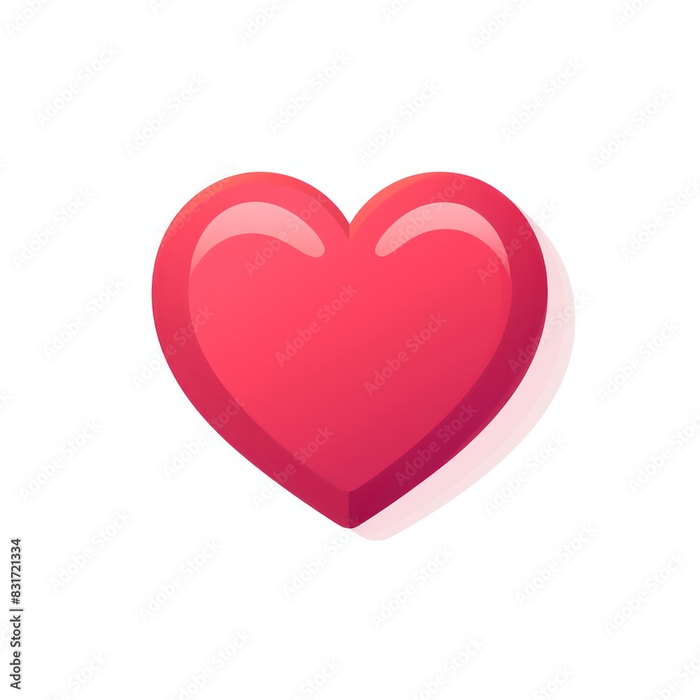heart game asset icon design isolated on white background heart game asset icon design isolated on white background