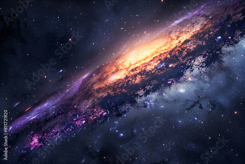 galaxy illustrations for science fiction and fantasy artwork