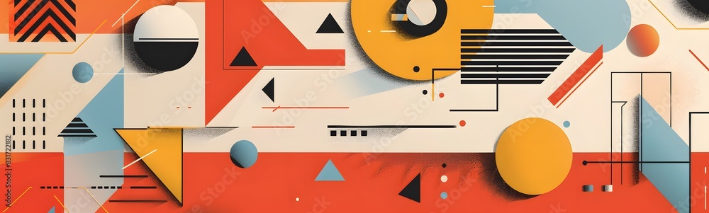 Obraz premium geometric background vector