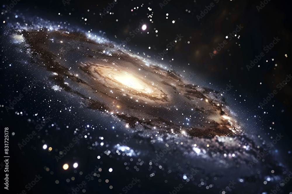 Fototapeta premium cosmos illustrations for capturing the vastness of space