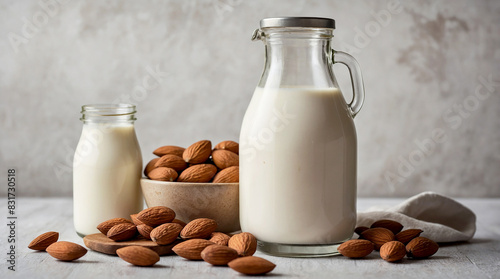 almond milk compared to traditional dairy milk