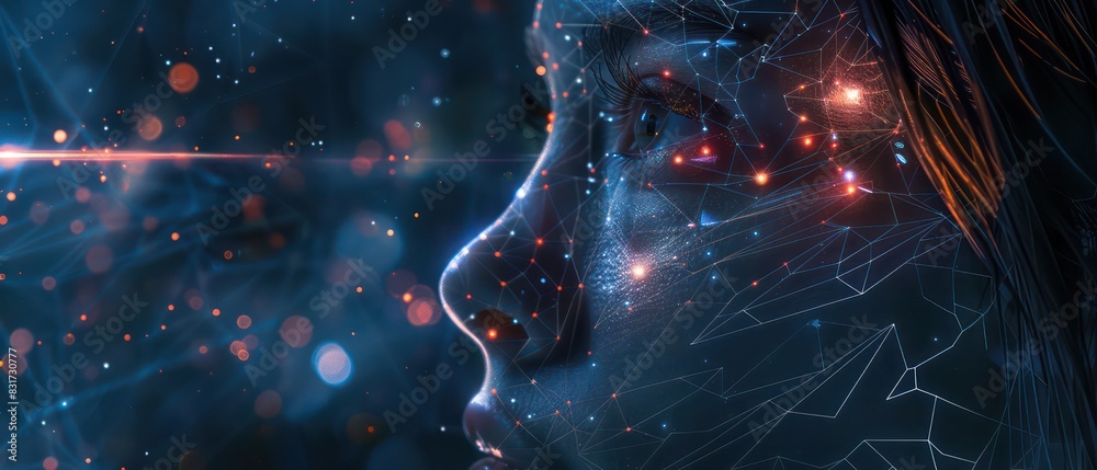 ai theme wallpaper, very contemporary and high tech
