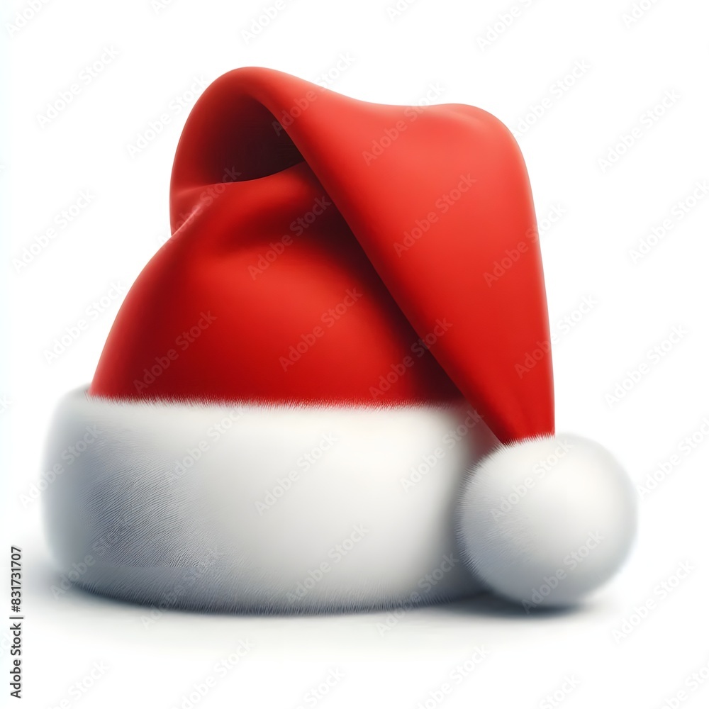 santa claus hat isolated on white santa claus hat isolated on white
