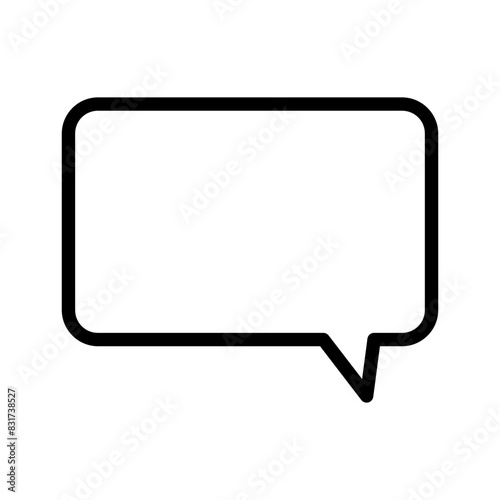 Chat Icon in trendy flat style isolated on grey background. Speech bubble symbol for your web site design, logo, app, UI. Vector illustration