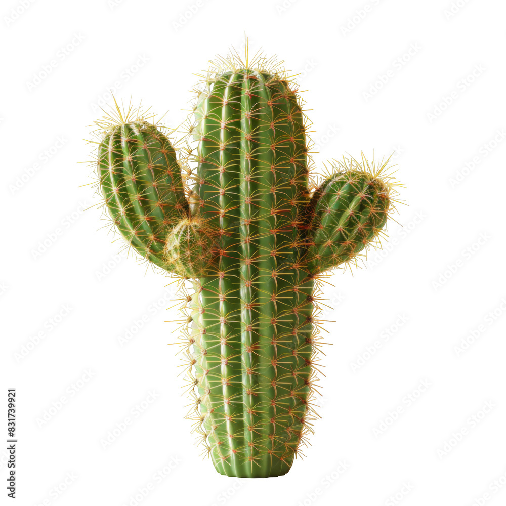 Naklejka premium Cactus isolated on white background