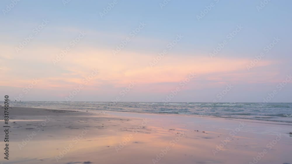 Landscapes view of the beach sea, sand and sky in summer day. Landscapes view of the beach sea, sand and sky in summer day.