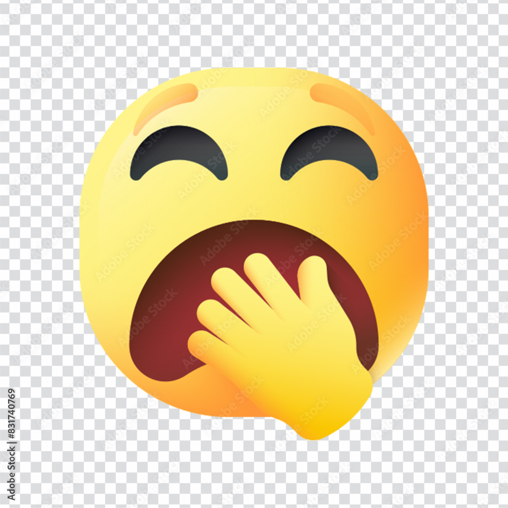 Yawning vector icon design in eps 10 Yawning vector icon design in eps 10