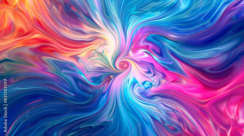 Vibrant Swirling Patterns - Abstract Background with Energetic Gradients