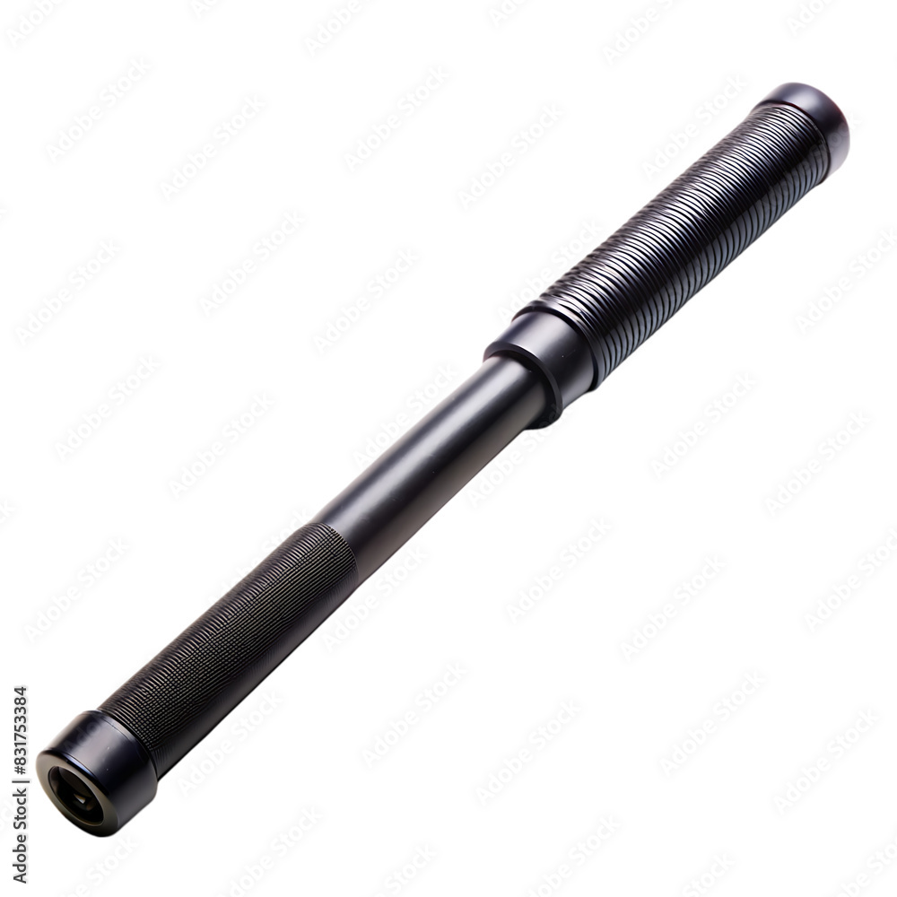 black police baton on transparent background black police baton on transparent background