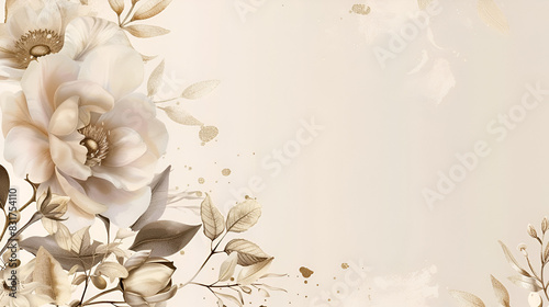 Luxury Flower Background ,generative ai