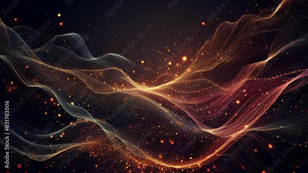HD Abstract Lines - Seamless Loop Motion Graphics