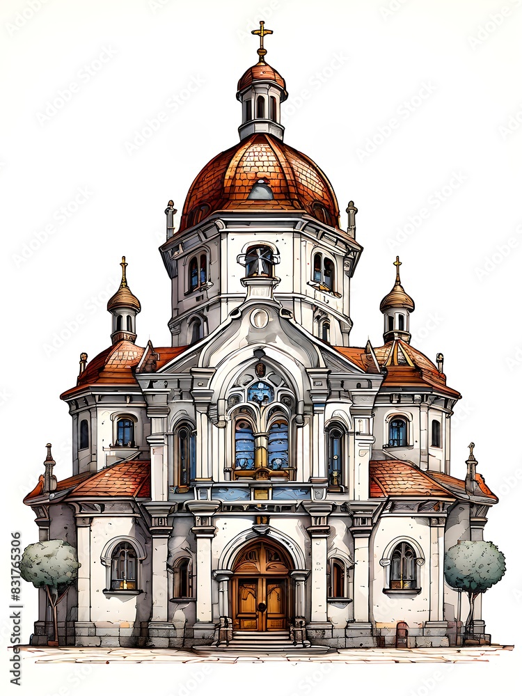 Fototapeta premium church of the savior on spilled blood