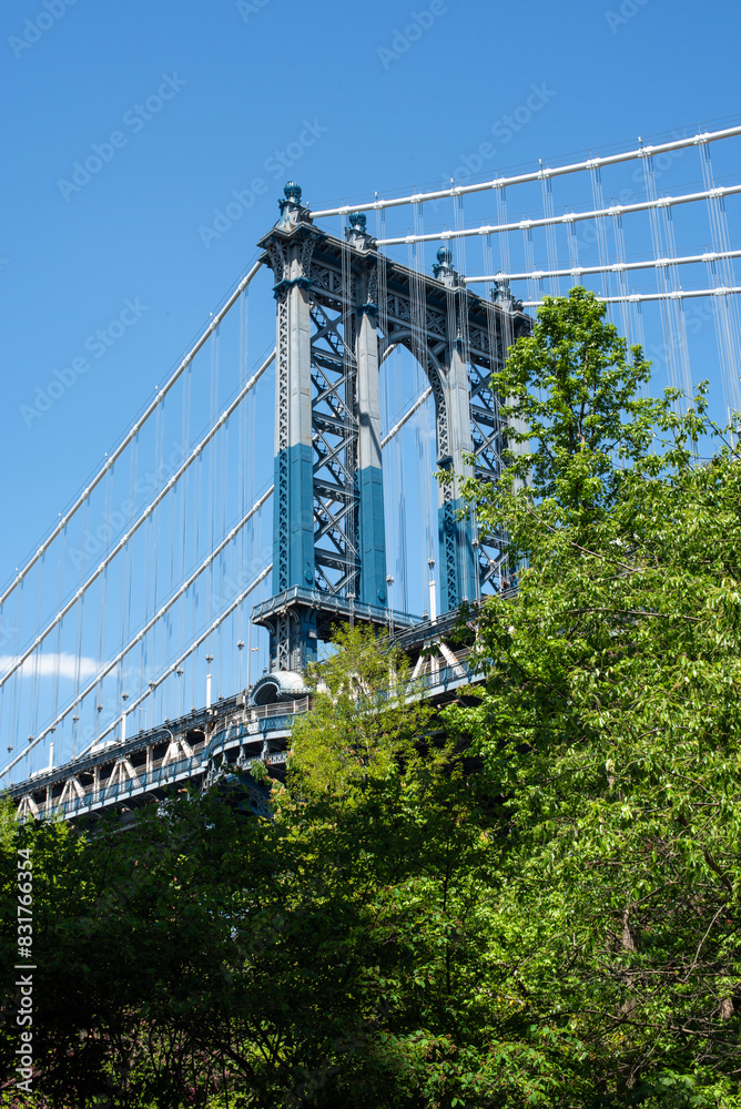 Fototapeta premium cable bridge
