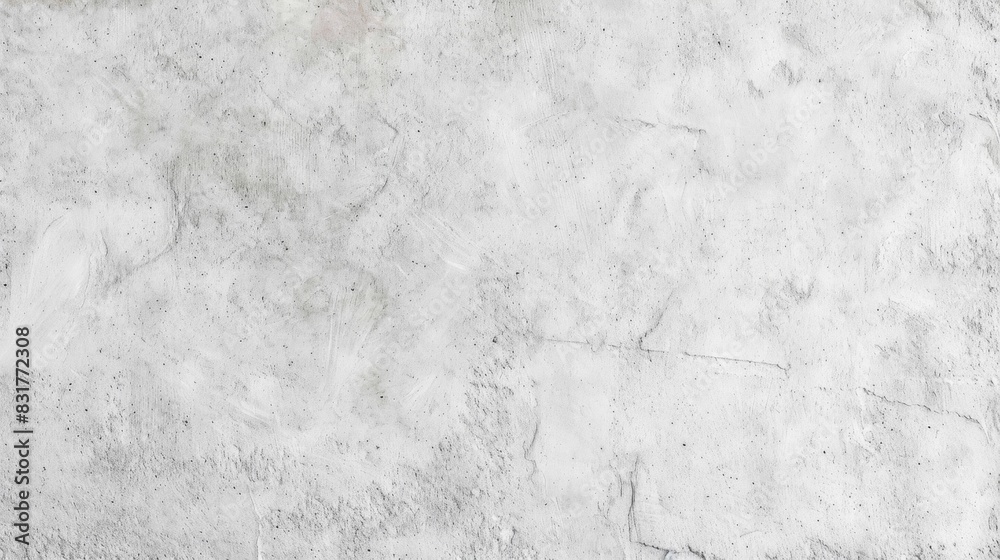 Naklejka premium Dirty white paint concrete wall texture background. Old rough and grunge texture wall. Texture of cement wall