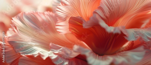 Earthbound Elegance  Muddy tulip petals depicted in extreme macro  their fluid form exuding an understated elegance.