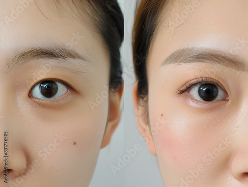 쌍꺼풀 수술 전후 비교 No.1